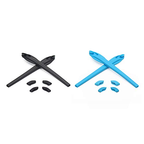 Image of Eye Opening Stuff Replacement Earsocks & Nosepiece Rubber Kits Compatible with Oakley Flak 2.0 /Flak 2.0 XL OO9188 Sunglasses