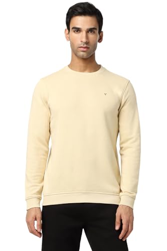 Image of Van Heusen Men Round Neck Cotton Sweatshirt