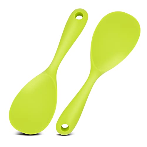 Cuillere Riz Silikon 2 Pieces, CuillèRe de Service à Riz (Grün) Cover