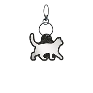 Reflexy Katze im Seitenprofil Reflektoranhänger