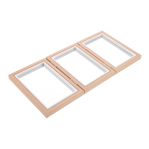 Miroir Montessori bébé en bois et acrylique incassable pour éveil