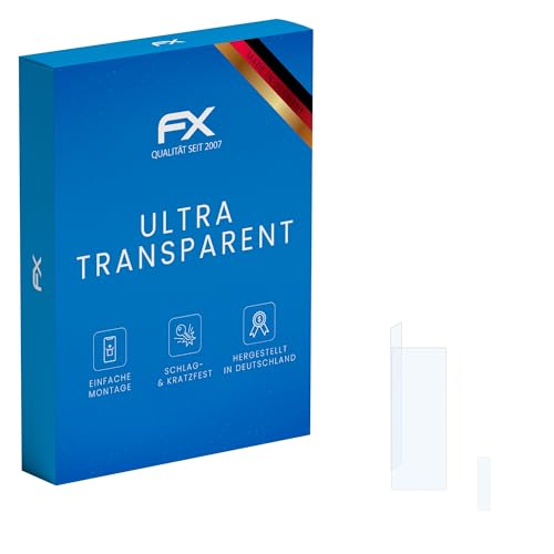 atFoliX Lámina Protectora de Pantalla compatible con Sony PlayStation 4 PS4 Película Protectora, ultra transparente FX Protector Película (Set de 3)