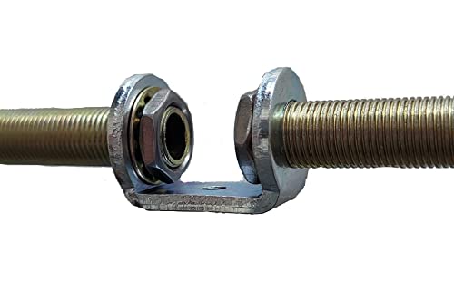 Image of B&P Lamp 1 /8 IP X 36 Inch All Thread Pipe, 3 /8 Inch Diameter, Zinc Plated Steel For Floor and Table Lamp Restoration