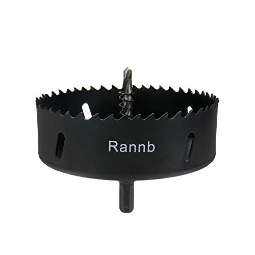 Image of Hole Saw 4.5-inch Metal Hole Saw Kit Set, Bi-Metal | Hole Cutter Drill Bit with Sharp Teeth for Drilling Holes in Wood, Plastic, Drywall, PVC Boards