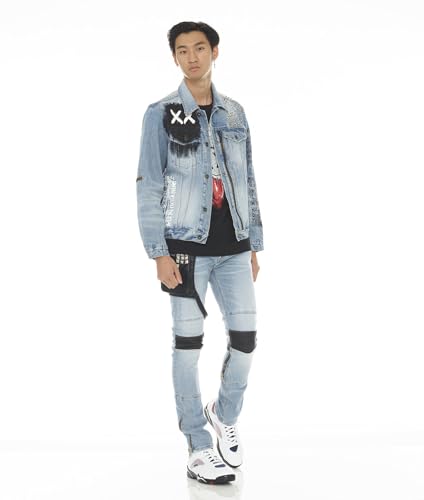 Men's Punk Moto Stretch in Pollock3