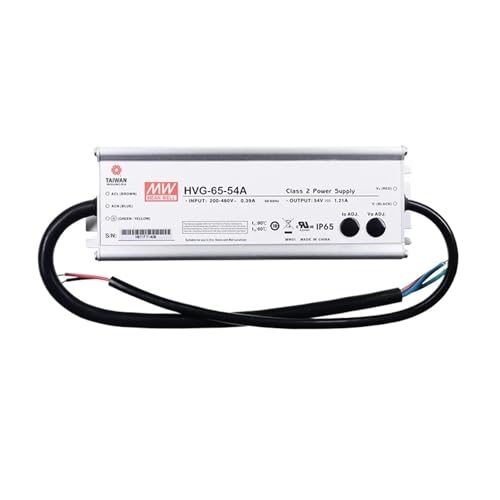 HVG-65V[Y DC24V 36V 42V 48V 54V 65W IP67 h VOo ߉\ LED ƖXCb`Od (HVG-65-12A) 1B