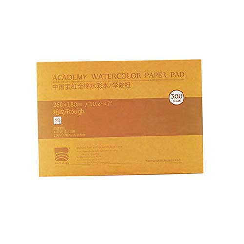 20 Blatt Aquarellpapier Baumwolle Aquarellblock Kunst Arbeit - 3 Arten und 2 Größen können ausgewählt werden Cover