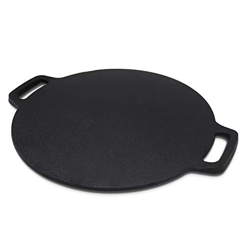 Comparison: Best Iron Tawa For Roti 10 12.6-Inch Cast Iron Roti Tawa, Double Handled Cast Iron Crepe Pan for Dosa, Tortillas