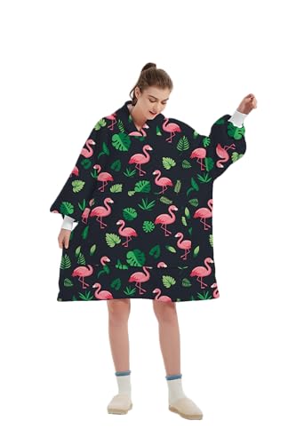 Sweat à capuche surdimensionné avec doublure sherpa et sweat couverture géant