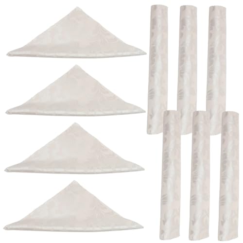 Serviettes de table luxe par 10 Cabilock lavables pour mariage