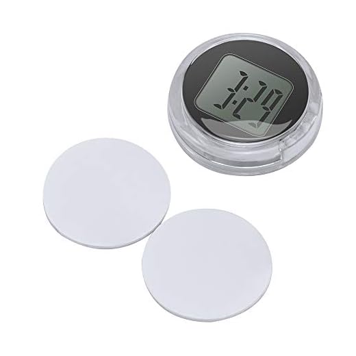 ONEVER - Reloj de moto para moto y reloj impermeable para moto para pegar reloj digital Dia. 1,1 pulgadas (1 unidad)