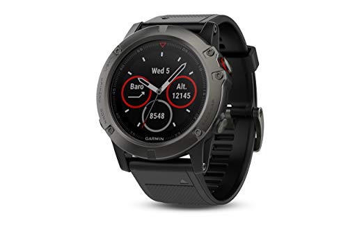 Garmin Fenix 5X Sapphire - Slate Gray with Black Band