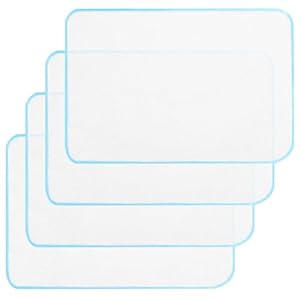 4 PCS Blue Pressing Cloth for Ironing, Mesh Pressing Cloth Ironing for Protector Insulation, Press Clothes Scorch Pressings Protector Tool