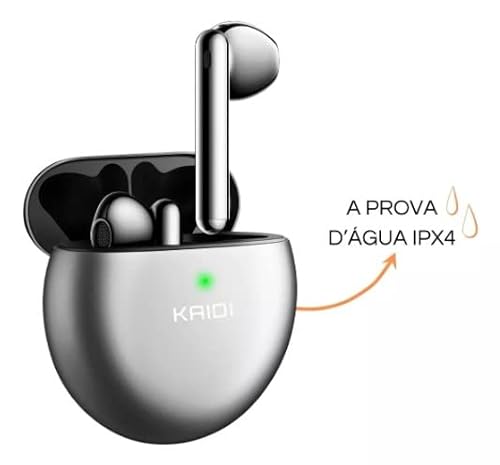 Fone de ouvido bluetooth sem fio Kaidi kd-770 esportes compativel com android iios TWS 5.0 (Preto)