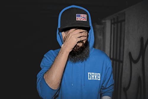 Negi American Flag Hat Snapback Hat For Men Women, Hip Hop Baseball Cap Snapback Extender Adjustable, Classic Fishing Hats For Men, Black Flat Bill Hats For Outdoor Fishing Gifts #TOP4