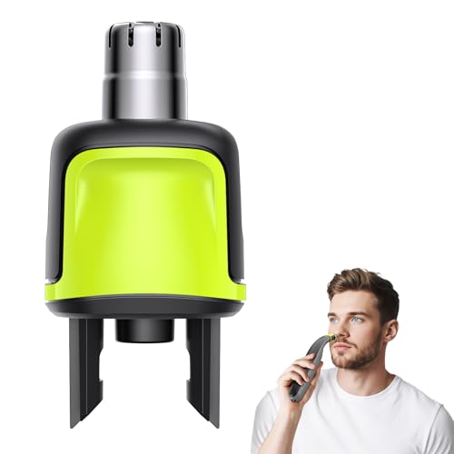 Nose and Ear Hair Trimmer Replacement Blade Head Fit for OBlade QP2724/QP2834/QP2520/QP2530/QP2620/QP2630/Pro 360 Series - Double Blade 360° Rotating System Perfect for Electric Shaver, Waterproof