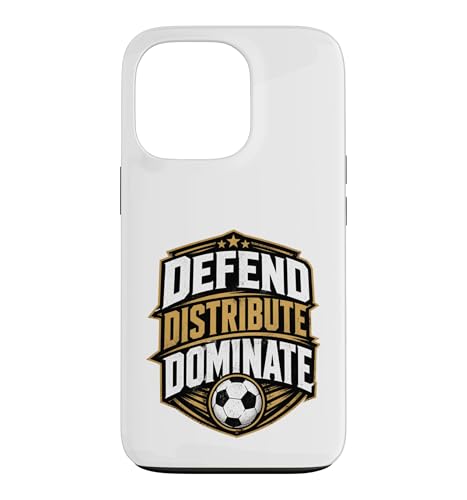 Football Collection Soccer Defend Distribute Dominate �X�}�z�P�[�X iPhone 13 Pro �p