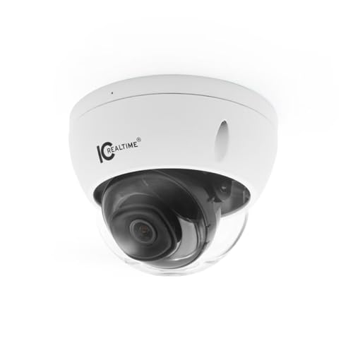 IPEG-D20F-IRW5 2MP IP Vandal Dome Security Camera, 1080p, 106° Wide Angle, Smart IR Night Vision, PoE, IP67, IK10, Metal - Detailed View