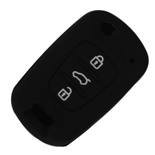 Housse de clé silicone pour Kia Sportage Rio Picanto antichoc et anti-rayures 3 boutons