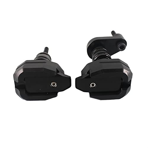 KIZQYN Rahmen Motorradzubehör Sturzpad Fallschutz Anti Crash Pad Für Kawasaki Für Ninja ZX-6R ZX6R 2005 2006 2007 2008 (Color : Black)