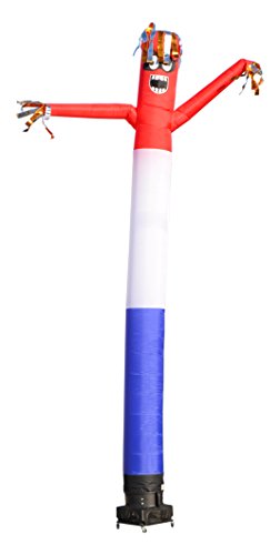 AirRanger Reflective Inflatable Bird Scare Deterrent Set with Weather Resistant Blower, Red, White, Blue, 20-Feet
