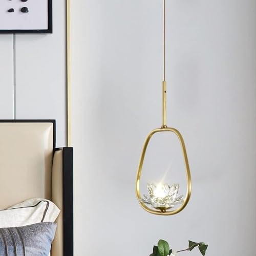 Chandelier en cristal réglable suspension de plafond au style chinois moderne mini