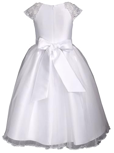 Bonnie Jean Iris & Ivy Girls Size 7-16 White Communion Dress3