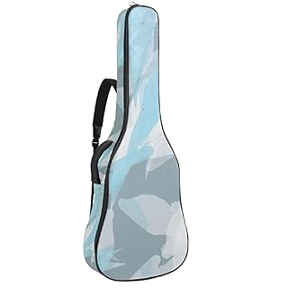 Housse imperméable pour guitare acoustique avec double bandoulière et poche Motif champignons, Multicolore 05, 42.9×16… - Les Beatles, Paul McCartney, John Lennon, RIngo Starr, George Harrison