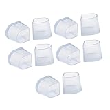 LRXIYODE 5 Pares Protector de Tacones Transparente S Antideslizante y Resistente la Abrasión para Zapatos de Mujer Protección para Tacones Altos Césped y Superficies Irregulares