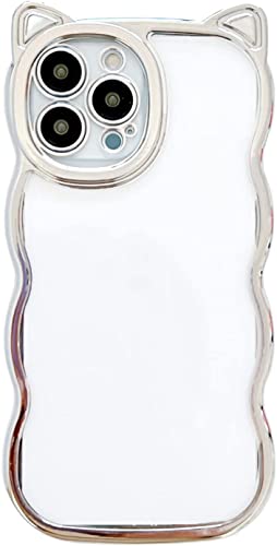 �yLuceTerra�ziPhone �N���A�P�[�X �L�� �X�}�z�P�[�X (iPhone15promax, silver)