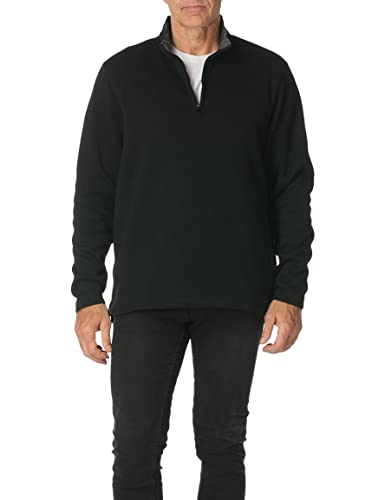 Wrangler Authentics Men's Long Sleeve Fleece Quarter-Zip Sweater3