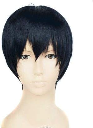 Amazon Co Jp アニメハイキュー バレーボールトビオ影山ショートブラックコスプレ衣装ウィッグ耐熱 ウィッグキャップワンサイズブラック ホビー