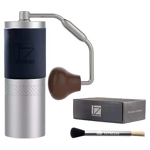1Zpresso J Manual Coffee Grinder Silver Cover