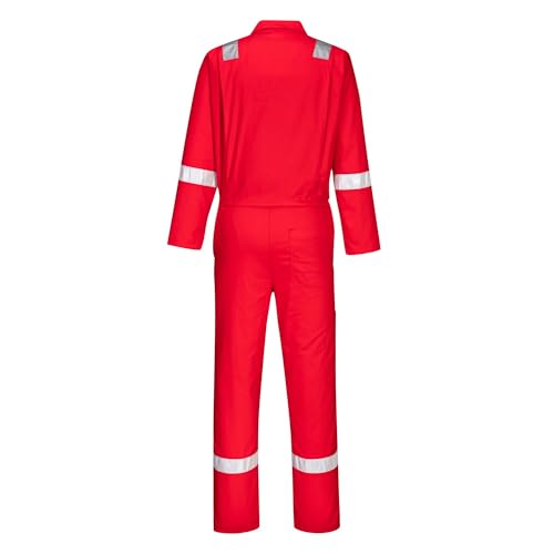 Portwest Iona Cotton Coverall - Color: Red - Talla: Small - 3