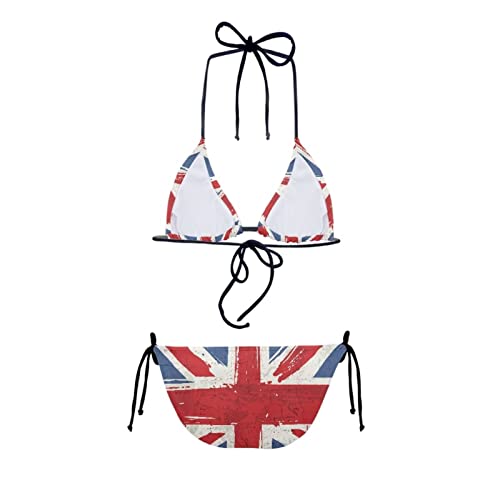 Women Sexy Triangle Brazilian Bikini, 2 Piece Girl Spaghetti Strap Top Thong Swimsuit Bathing Suit Sets2