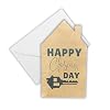 Lashicorn Happy Closing Day Realtor Marketing Cards for Clients | 25pk 4.1×7.25” with Envelopes Kraft Paper Lenders Title Company New Home Gift