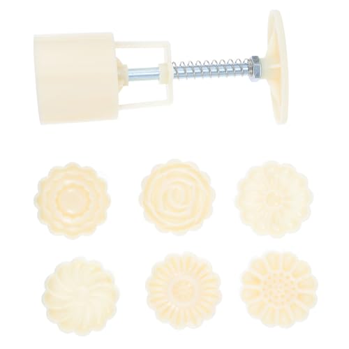 ULTECHNOVO Moules à Gâteaux De Lune Forme Rose Ustensiles Pâtisserie Presse Manuelle Gâteaux Pain Démoulage Facile Réutilisable Nettoyage