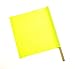 Mutual Industries 14994-139-1827 Vinyl Highway Safety Traffic Warning Flag, Lime, 18" x 18" x 27" (Pack of 10)