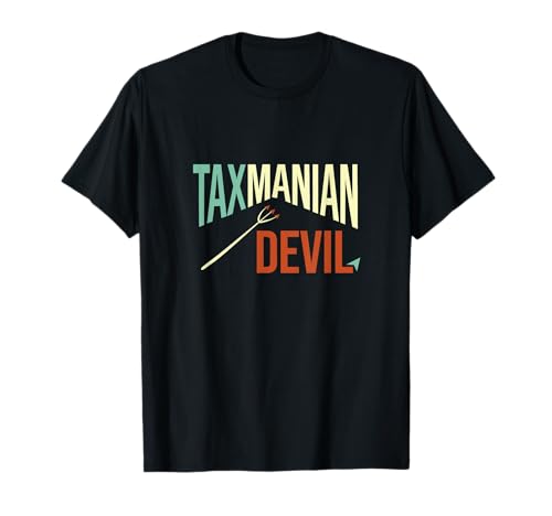 Photo de Funny Accounting Pun Tax-Manian Devil T-Shirt
