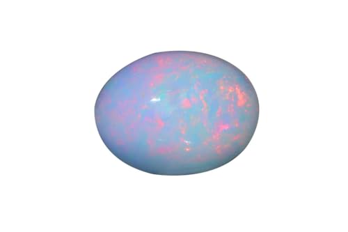 Opale éthiopienne naturelle en cabochon ovale de 2,08 cts pour création de bijou