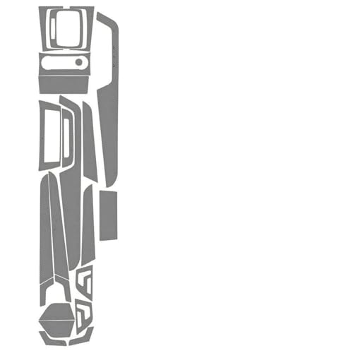 Autocollants de garniture pour Mercedes Classe C W204 look carbone 3D argent élégant