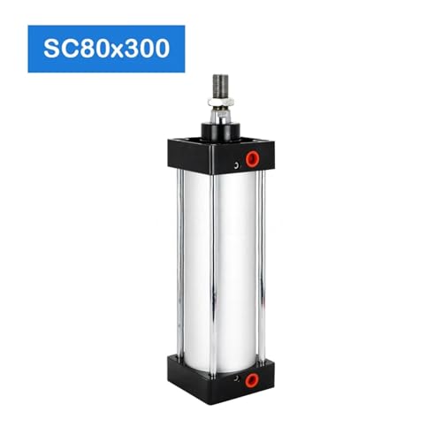 Cylindre à double effet SC80x300 avec arbre piston robuste - 4