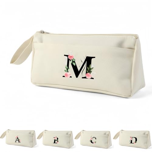 Blisswave Original Federmäppchen, A-Z Personalisierte Mäppchen mit Namen, Einfachem und Modernem Stil modischer Bleistifttasche, geeignet für Geschenke an Lehrer, Schüler, Kollegen und Schwestern