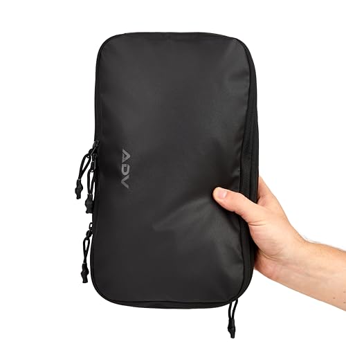 ADV Packwürfel – Premium wetterfeste Kordra Nylon Packwürfel – Organisieren und schützen Sie Ihre Reiseutensilien mit Vertrauen! (Medium Midnight)
