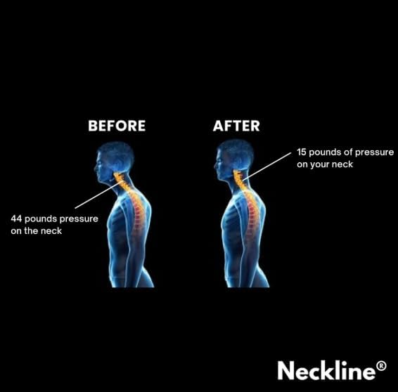 Miniatura 2 de Masajeador de cuello, masajeador de cuello 4 en 1 con amasado y calor 3D, tracción elástica cervical ajustable de 180 para aliviar el dolor, diseño