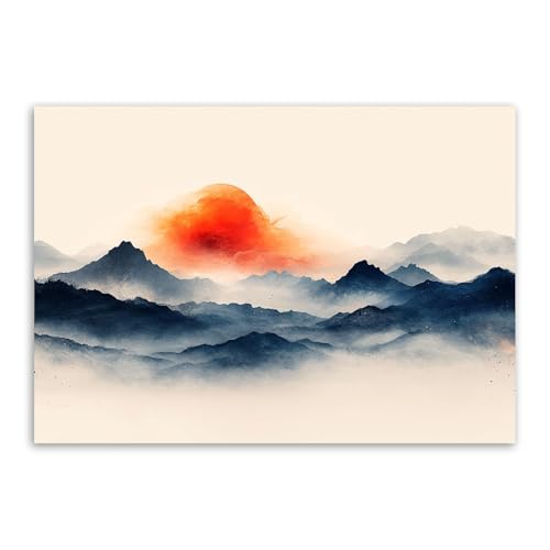 Toile élégante paysage abstrait DunPei art mural raffiné 40x60cm