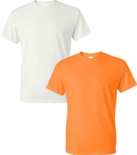 T-shirt 50/50 G800 blanc orange tennis 158,8 g taille M
