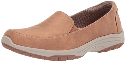 Skechers Women's Sporty Loafer Flat, Chestnut, 11