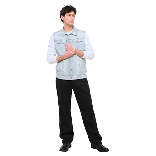 Image of VICTORIOUS Rocker Denim Jean Vest Jacket