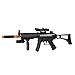 VG Kid's Realistic SMG Toy Machine Gun Rifle with Scope, Flashing Lights and Sounds Pretend Play Toy